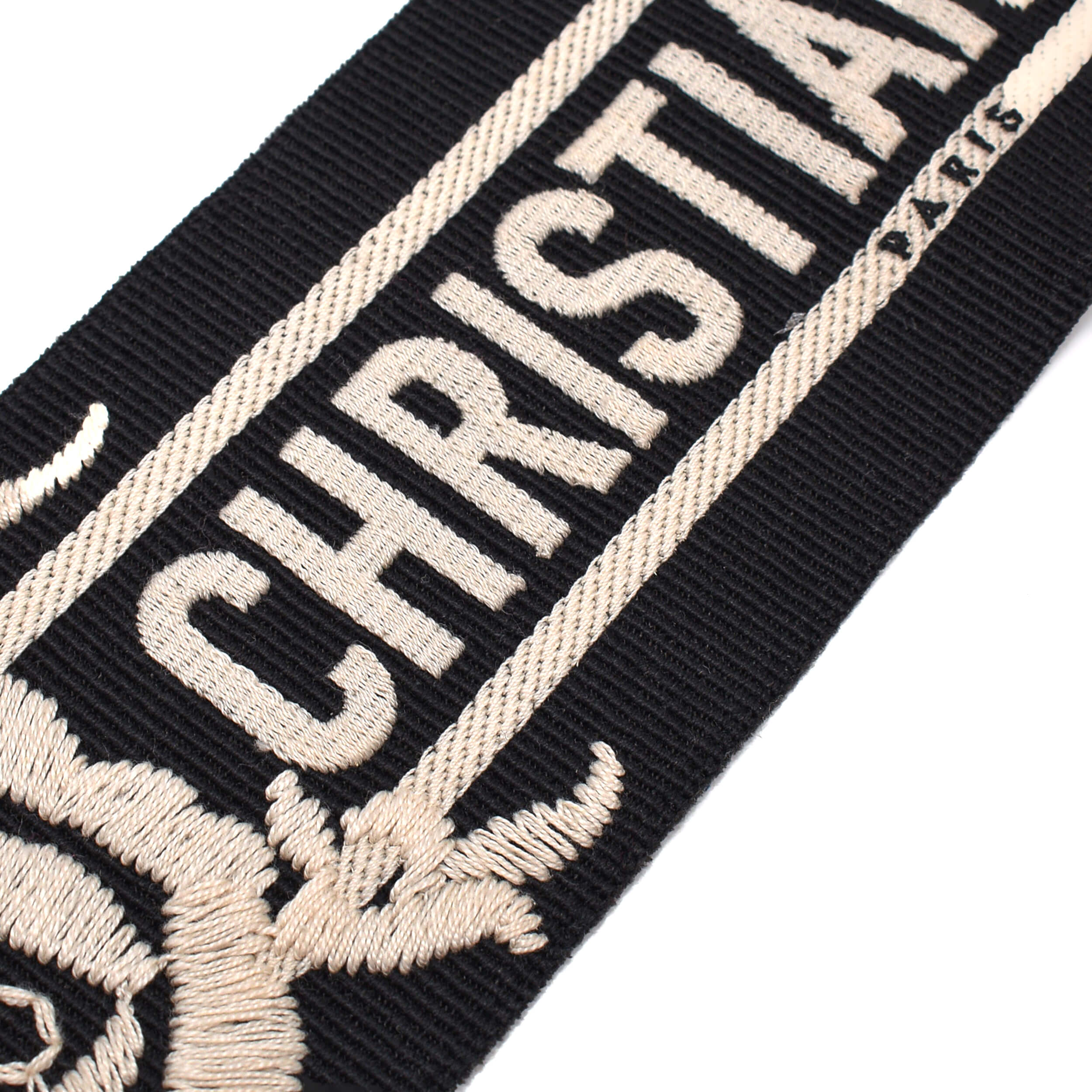 Christian Dior - Black&White Knitted Belt